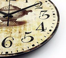 Modern Design Kitchen Wall Decoration Watch With Waterproof Clock Face Vintage Dining Hall N3
