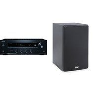 Onkyo TX-8160 Network Stereo Receiver with a pair of ELAC B5 Debut Series 5.25" Bookshelf Speakers by Andrew Jones