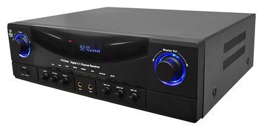 Pyle PT570AU 5.1-Channel Amplifier Receiver 350 Watts AM/FM Radio N3