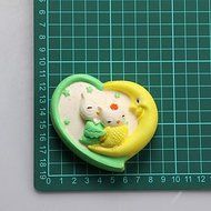 Sher The Moon And The Owl Chocolate Silicone Molds,Cake Molds,Soap Molds,Decoration Tools Bakeware N4