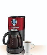 Mr. Coffee BVMC-VMX36 12-Cup Programmable Coffeemaker, Red/Black N2