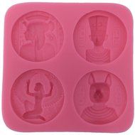 Funshowcase Antique Egypt Coins Inspired Chocolate Candy Silicone Mold for Cake Decorate, Crafting N2