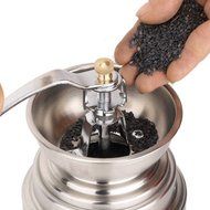 Stainless Steel Manual Coffee Mill Grinder, 12oz N2