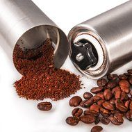 Panesor Portable Manual Hand Coffee Grinder with Adjustable Ceramic Burr, Best Coffee Bean Grinder Mill Stainless... N9