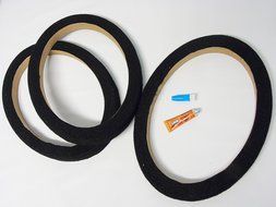 3 Case Pack Kit 6x9 MDF Speaker Subwoofer Spacer 3/4" Rings with Gorilla Glue N2