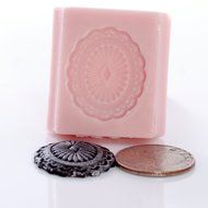 Western Concho Silicone Mold Easy to use with Chocolate, Fondant, Candy, Resin, Polymer Clay, Metal Clay. Jewelry...