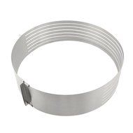 Stainless Adjustable 6&quot; - 8&quot; Layer Cutting Slicing Mousse Cake Ring Mould Bakeware Tool N3