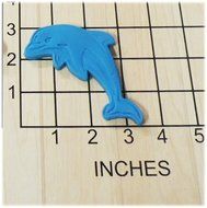 Dolphin Shaped Fondant Cookie Cutter and Stamp #1141