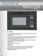 Advent MW912BK Black Built-in Microwave Oven with Trim Kit specially built for RV Recreational Vehicle, Trailer... N2