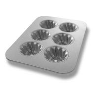 Chicago Metallic 6 Cup Swirl Cake Pan