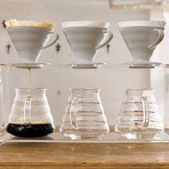 Hario V60 01 Coffee Dripper, Ceramic N35