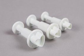 Outop Fondant Cake Cutter Mold Decorating Plunger Sugarcraft Snowflake Cutter Tools Set Pack of 3pcs N12