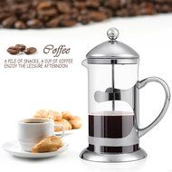 Homdox French Press Glass and Stainless Steel Coffee Maker, 8 Coffee Cups (1 Liter), 34oz N4