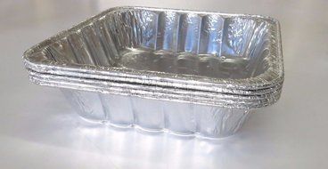 Disposable/reusable Square Poultry Roasting Pan-10 3/8" X 10 3/8" X 2 3/8" (50) N5