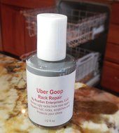 Uber Goop Dark GREY Dishwasher Rack Coating /Glue w/80 caps N3
