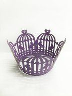 HUAL Cupcake Wrappers 50 Filigree Artistic Bake Cake Paper Cups Birdcage Lace Laser Cut Liner Baking Cup Muffin... N5