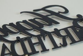 All About Details Black Happy-birthday Cake Topper N2