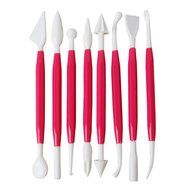 8 Pcs Sugar craft Fondant Cake Decorating Modelling Tools Kit (Yellow) N14