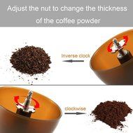 Manual Coffee Grinder, HOWADE Coffee Maker With Ceramic Burr Grinder For Espresso - Roasted Coffee Bean Grinder... N21