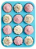 12 Cup, Non Stick, Premium Silicone Muffin Mold &amp; Cupcake Pan/Silicone Baking Molds/Baking Cups N14