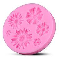 Different Size Flowers Shaped Food Grade Silicone Mold by uGen! Soap Ice Cake Mold. Sugarcraft Tool. Chocolate...