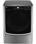 LG DLGX5001V TurboSteam 7.4 Cu. Ft. Graphite Steel Stackable With Steam Cycle Gas Dryer - Energy Star