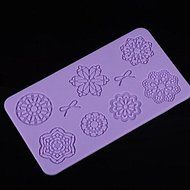 Y&amp;XL&amp;H DIY Silicone Cake Mold Chocolate Mold Flower Type Cake Mould Random Color