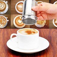 Stainless Chocolate Shaker Cocoa Flour Icing Sugar Powder Coffee Sifter Lid -All U Need N2