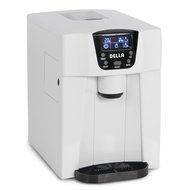 Della Freestanding Water Dispenser with Built-In Ice Maker Machine 26lbs per day, 2-Size Cube, White N3