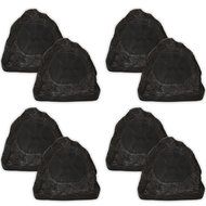 Acoustic Audio G6RS Granite 6.5" Rock Speaker 4 Pair Pack Outdoor Weatherproof Speakers