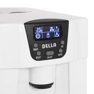 Della Freestanding Water Dispenser with Built-In Ice Maker Machine 26lbs per day, 2-Size Cube, White N4