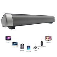 Wireless Sound Bar Bluetooth Speaker, Support TF card, 15.7in (Silver) N11