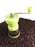 DuraCasa Manual Burr Coffee Grinder for Espresso - Roasted Coffee Bean, Black N7
