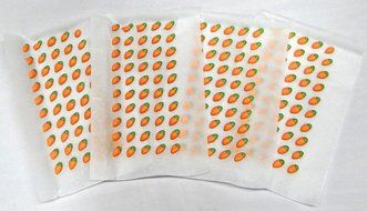 Edible Icing Royal Carrots Cake Candy Cookie Decorations 1/2" 1000 count