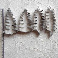 Set of Silicone mold Fern Leaf and 4 cutters