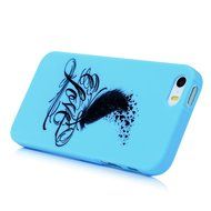 iPhone SE Case,iPhone 5S Case,iPhone 5 Case - Cute Black Feather Love Hearts Series Shockproof Flexible Soft TPU... N11