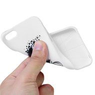 iPhone SE Case,iPhone 5S Case,iPhone 5 Case - Cute Black Feather Love Hearts Series Shockproof Flexible Soft TPU... N14