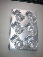 Wilton Mini Cakes Bunny Rabbit Pan Mold ~ 6 Bunnies per Pan #2105-4270