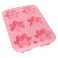 Anyana 6 Cavity Silicone Snowflake Soap Mold Snow Chocolate Soap Fondant Mould Baking Molds N5