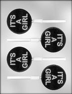 CK Products 2-1/2-Inch "It's A Girl" Chocolate Mold