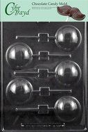 Cybrtrayd S107 Sports Chocolate Candy Mold, Volleyball Lolly