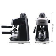 Excelvan CM6811 Steam Espresso and Cappuccino Coffeemaker (4-Cup, 800W 3.5bar)