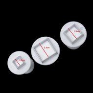 Great Chance 4Pcs/Set Mini Oval Shape Fondant Cake Cookie Plunger Cutter Sugarcraft Decorating Tool N9