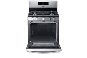 Samsung NX58F5500SS Stainless Steel Freestanding Gas Range, 5.8 Cubic Feet N2