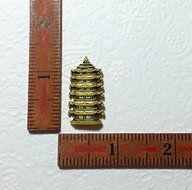 Silicone Mold Pagoda Tower Mould (31mm) Cake Decoration Dollhouse Miniature Clay N3