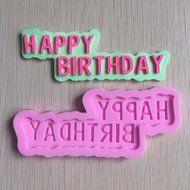 Anyana 3D HAPPY BIRTHDAY Silicone Fondant Mold Cake Decorating Pastry Gum Pastry Tool Kitchen Tool Sugar Paste... N2