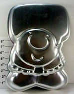 1978 Wilton Ziggy Cake Pan 502-7628 - Silver