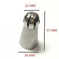 9Snail Cake Decorating Supplies NEW 3pcs/set Sphere Ball Tips Russian Icing Piping Nozzles Tips Pastry Cupcake N4
