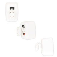 Theater Solutions TS4ODW Indoor or Outdoor Speakers Weatherproof Mountable White 6 Pair Pack N4