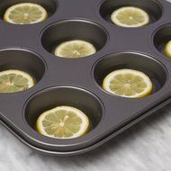 Ecolution Bakeins 12 Cup Muffin and Cupcake Pan &ndash; PFOA, BPA, and PTFE Free Non-Stick Coating &ndash; Heavy Duty Carbon... N19